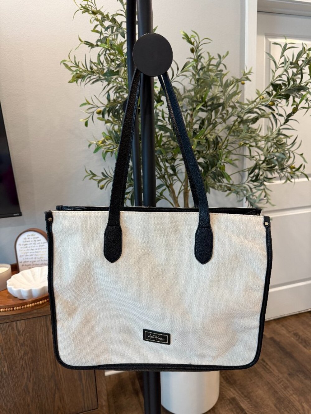 Alice Wheeler - Black Kingston Canvas Tote Bag